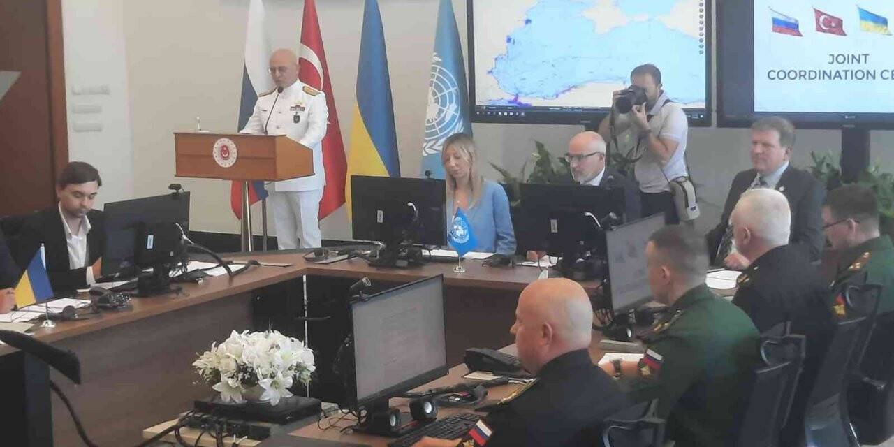 Tahıl koridoru için Müşterek Koordinasyon Merkezi açılıyor