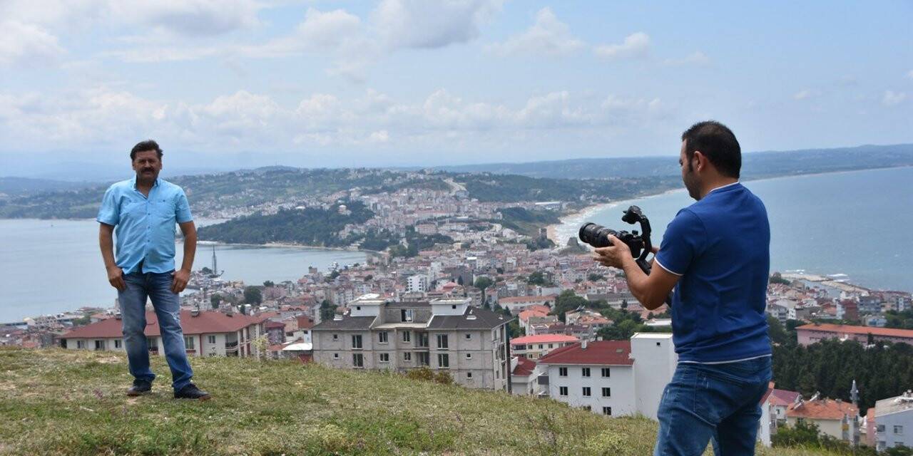Sinoplu sanatçı Cemil Kaya’nın “Çangal Dağı” klibi Sinop’ta çekiliyor