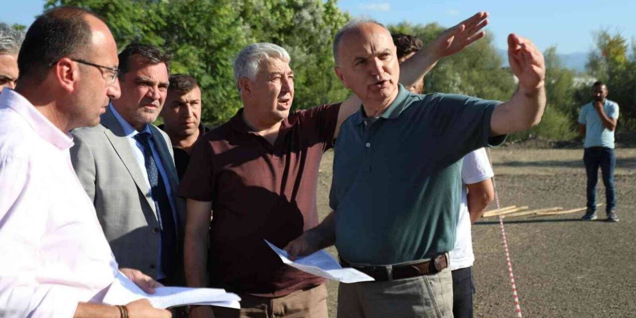 Başkan Faruk Özlü’den projelere yakın takip