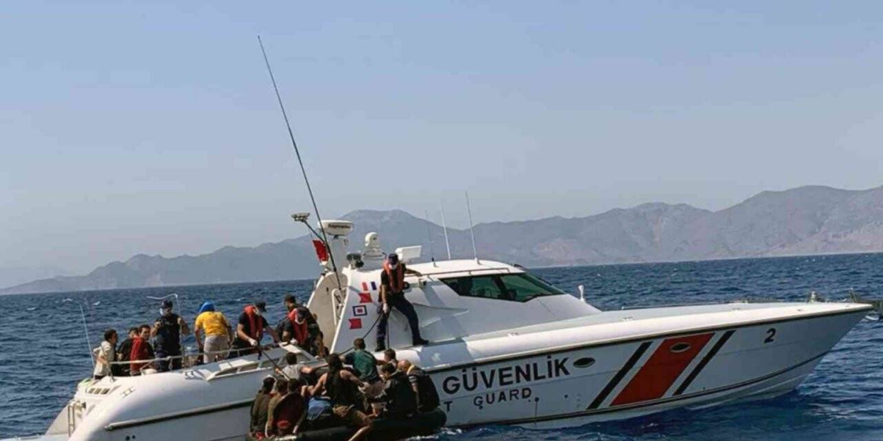 Muğla kıyılarında 108 göçmen kurtarıldı