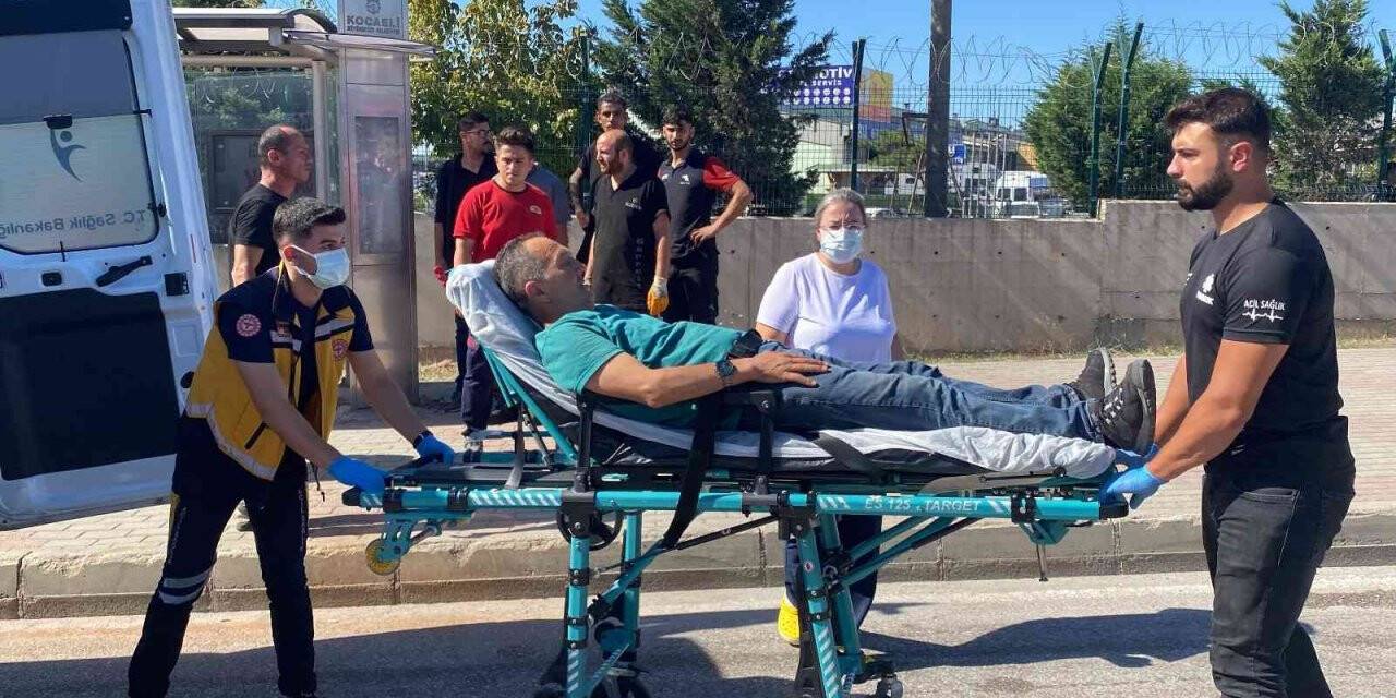 D-100’de zincirleme kaza: 1 yaralı