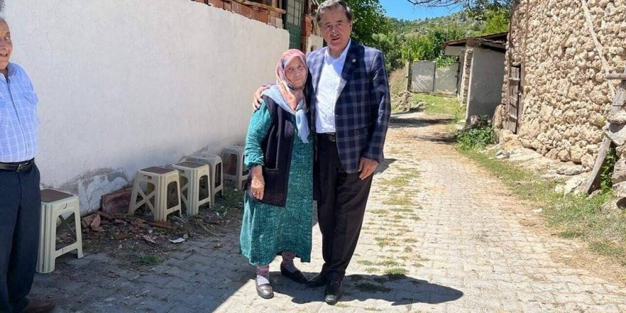 Milletvekili Güneş, köylerdeki vatandaşlarla bir araya geliyor