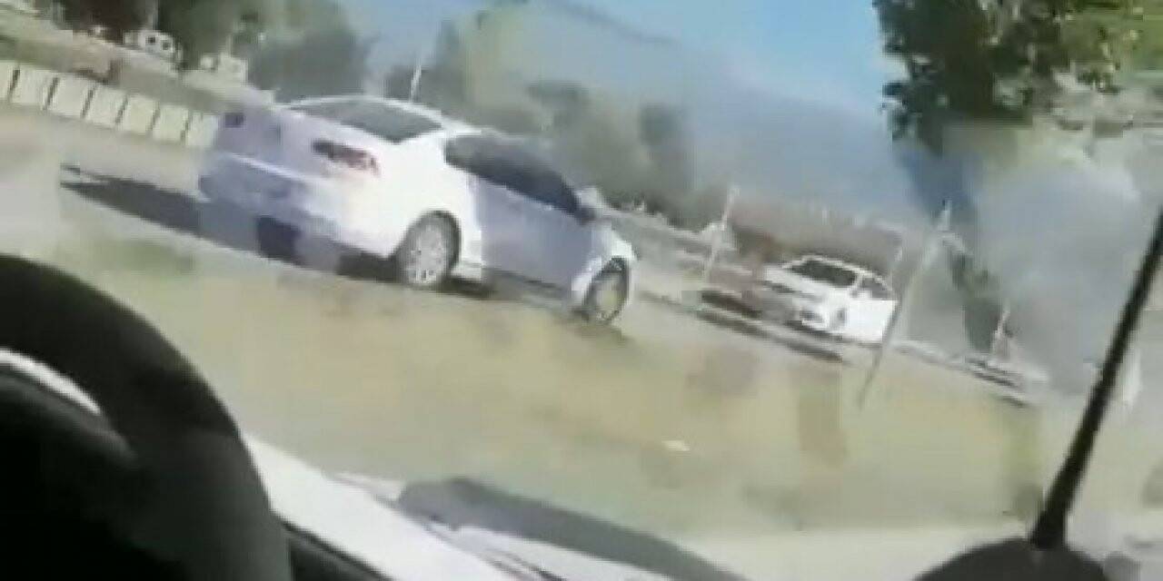 Bursa’da ters şeritte giderek ölüme böyle meydan okudu