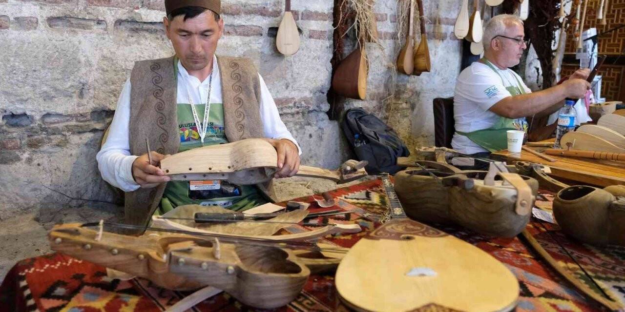 El emeği ürünlerin yer aldığı sergi ve atölyelerin açılışı yapıldı