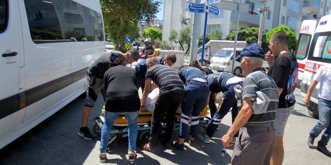 Bursa’da kavşaktaki kazada faciadan dönüldü