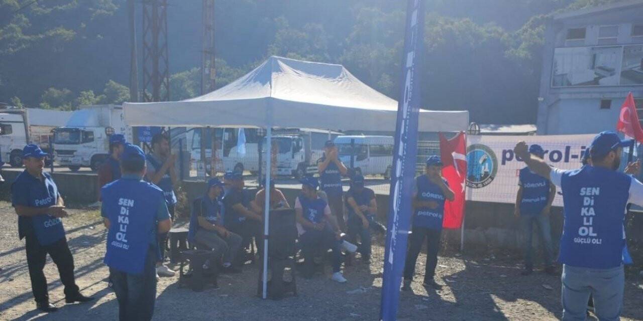 Toplu iş görüşmelerinde anlaşamayınca 19 işçi greve başladı