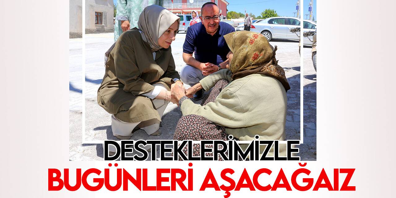 Bizim Meram Buluşmaları ile mahalle ziyaretleri devam ediyor