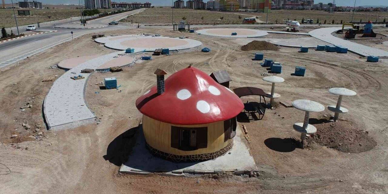 Karaman’da yeşil alan ve park çalışmaları devam ediyor