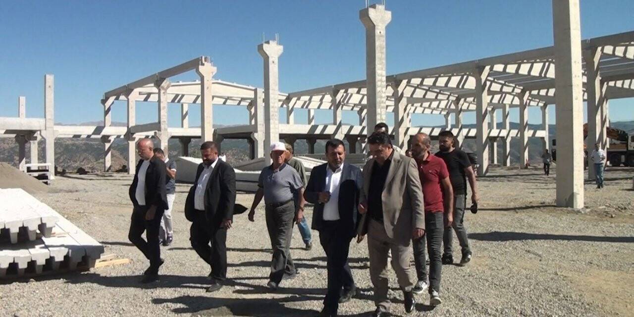 Tekstil Kent Sanayi Sitesi inşaatında sona doğru