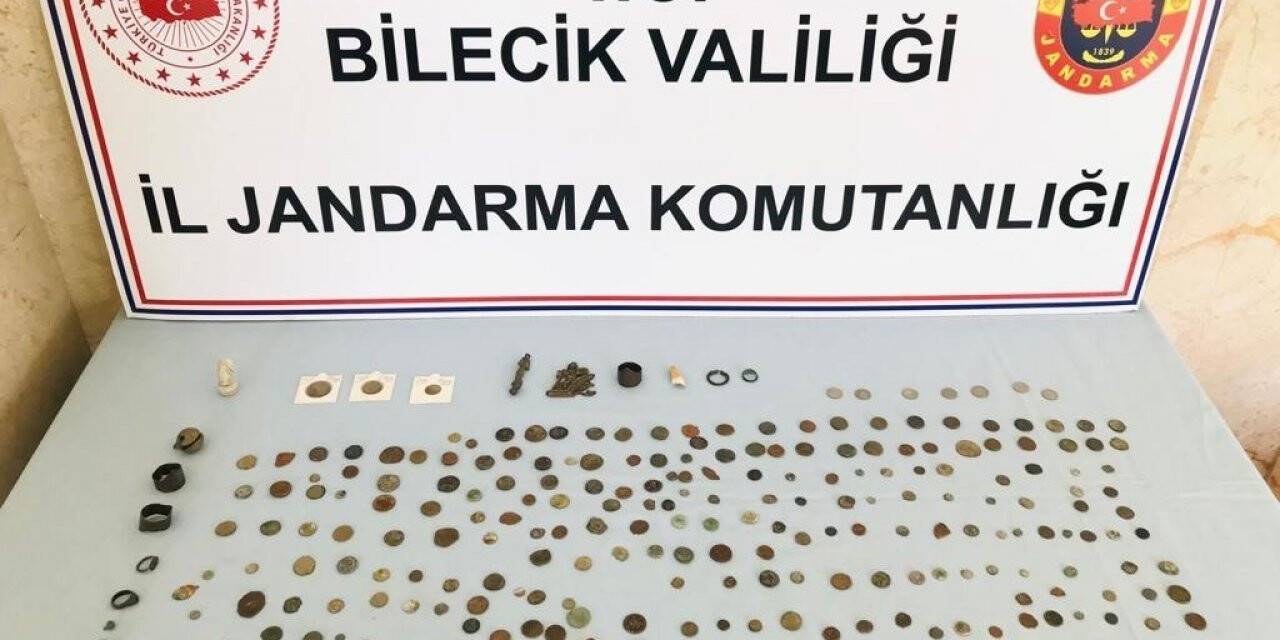 Bilecik’te 262 adet sikke ele geçirildi