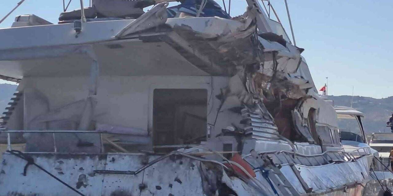 Bodrum’da kaçmaya çalışan lüks yat, ateş açılarak durduruldu