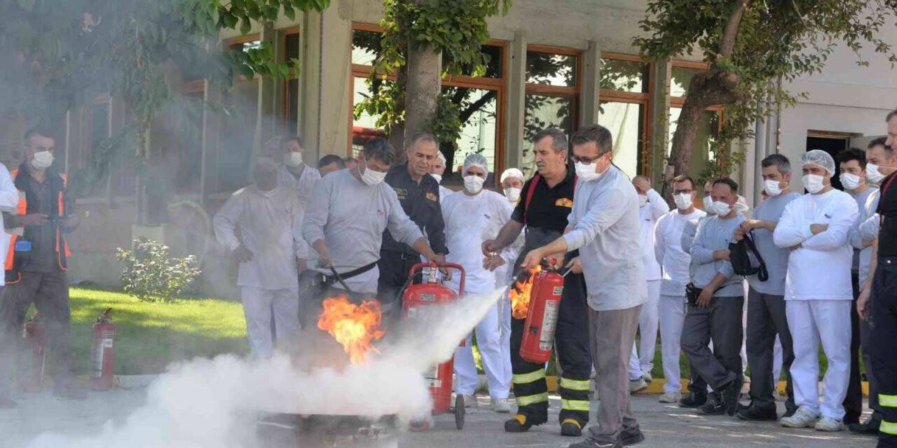 Bozüyük Belediyesi İtfaiyesi’nden yangın eğitimi