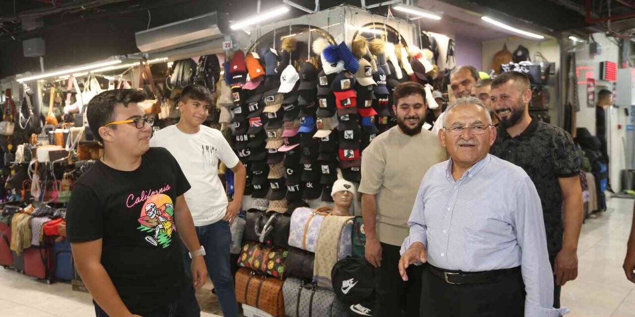 Başkan Büyükkılıç Yeraltı Çarşısı’nı inceledi