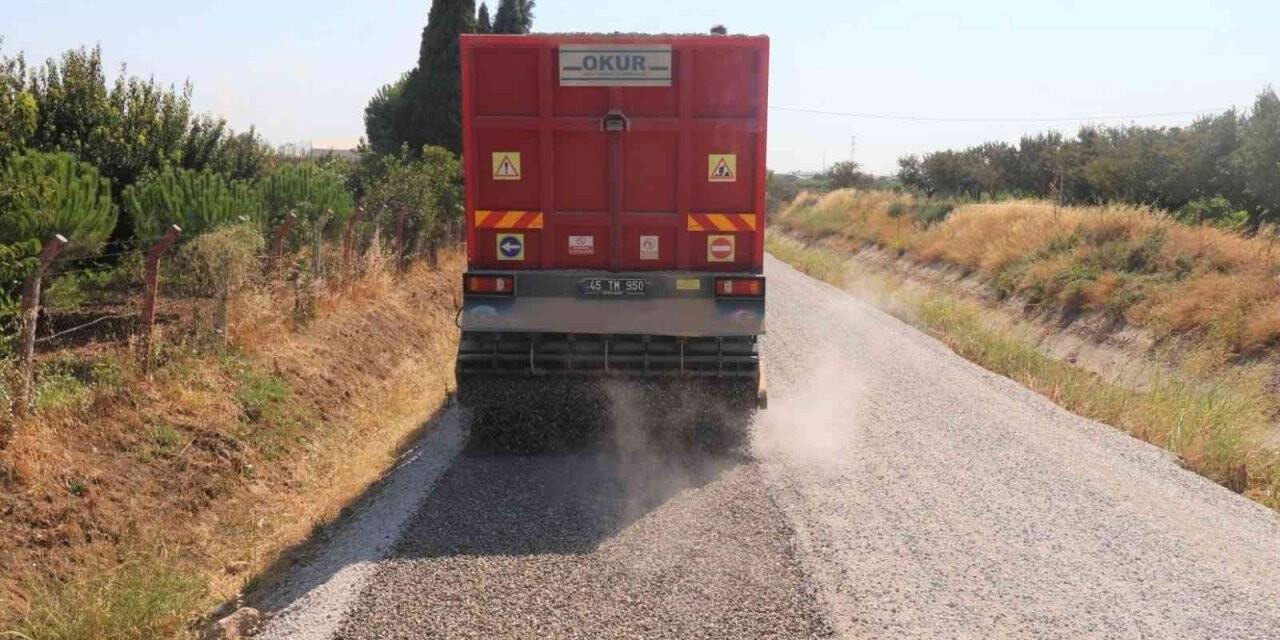 Turgutlu Belediyesinden 20 bin metrekarelik asfalt çalışması