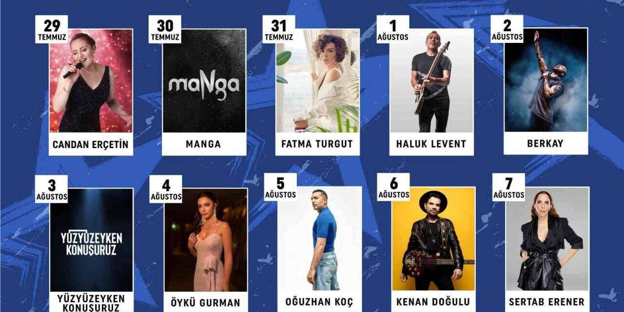 Yıldızlı Geceler konserleri Candan Erçetin ile başlıyor