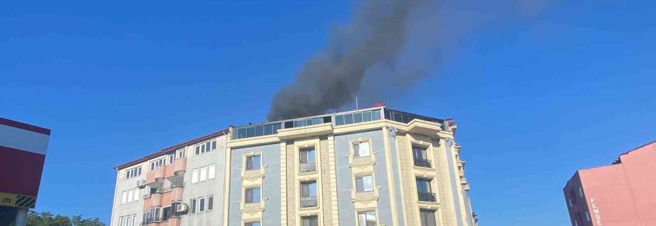 Otelde çıkan yangın korkuttu