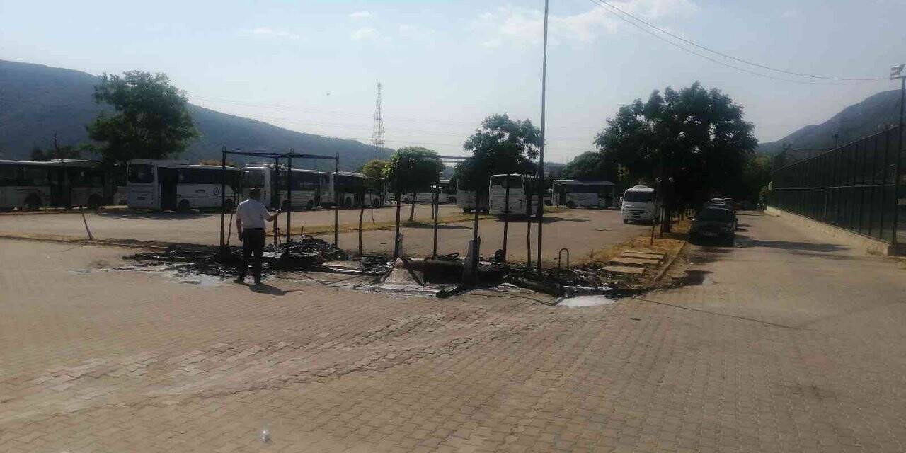 Konteyner tuvalet küle döndü