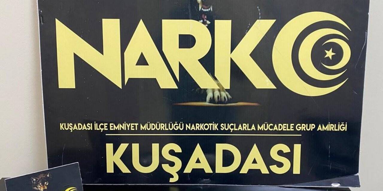 Kuşadası’ndaki uyuşturucu tacirleri narkotik köpeği Honaz’a takıldı