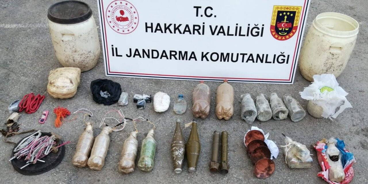 Hakkari’de çok sayıda mühimmat ele geçirildi, 6 örgüt mensubu yakalandı