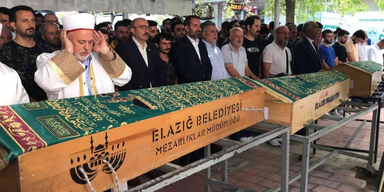 Baba, oğul ve amca son yolculuklarına uğurlandı