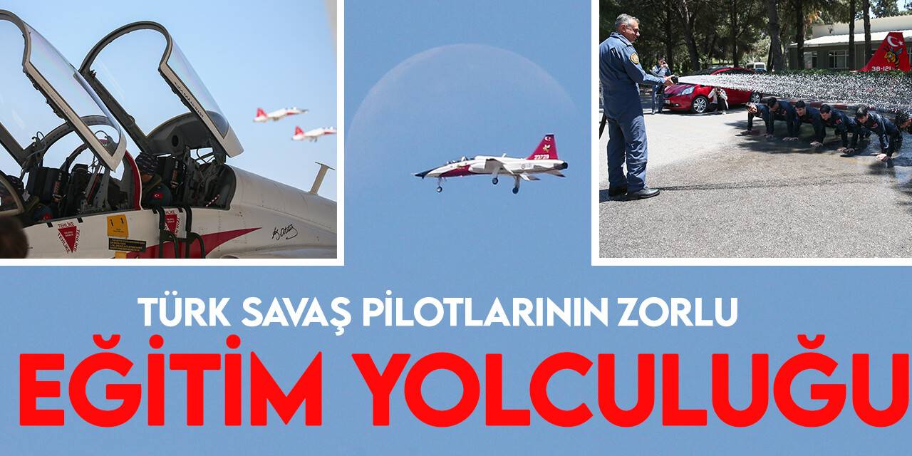 Türk savaş pilotları, zorlu eğitimleri geçip brövelerini takıyor