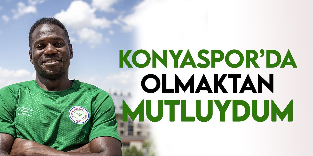 Farouk Miya: Konyaspor'da olmaktan mutluydum