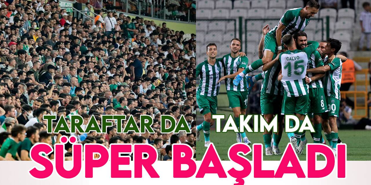 Konyaspor'da yeni sezona taraftarlar da takım da süper başladı