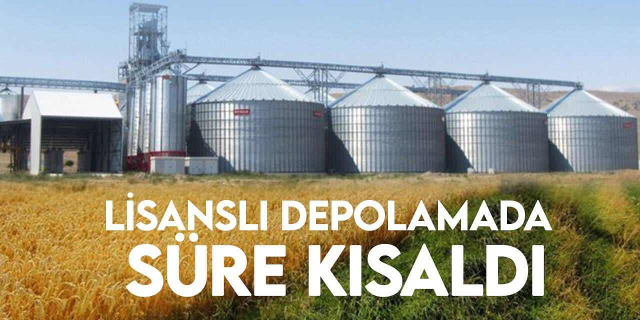 Ürünlerin lisanslı depolarda azami depolanabilme süresi 12 aya indirildi