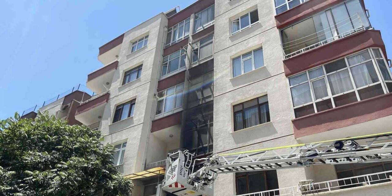 Konya’da ev yangını