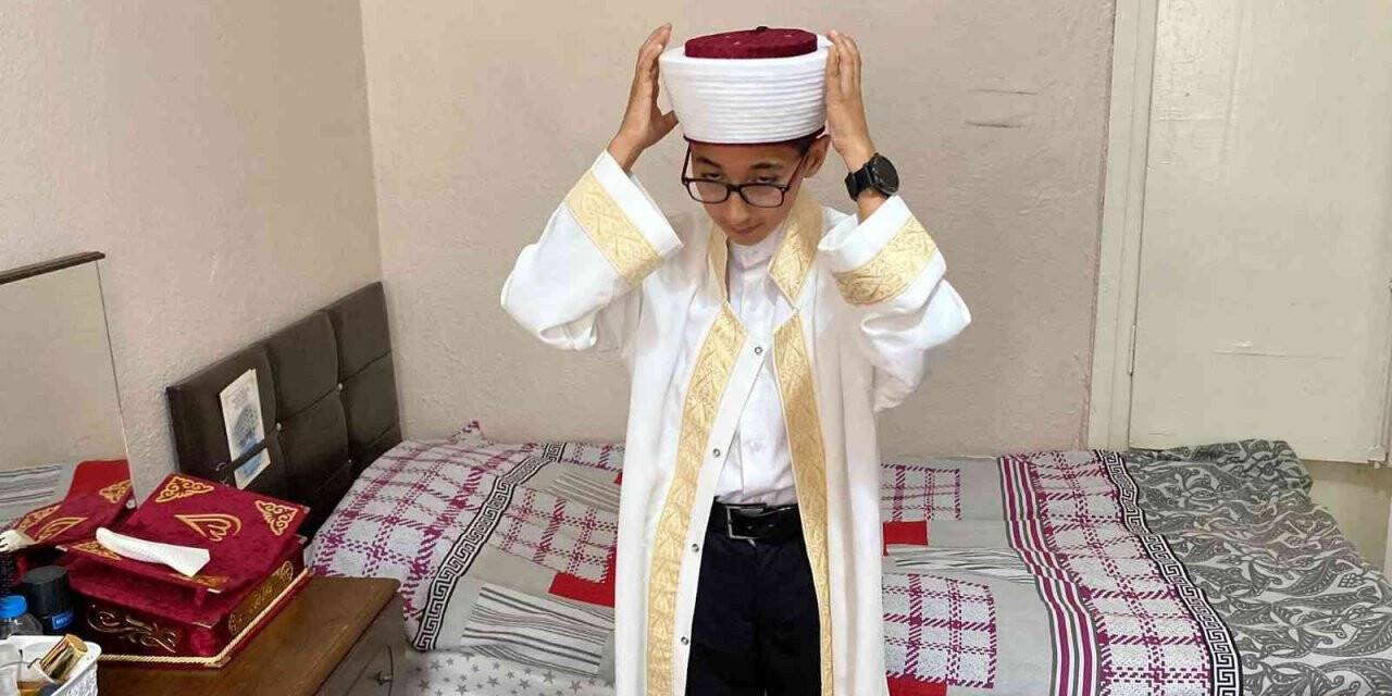 Ağlayarak gitmek istemediği Kur’an Kursunu 3 yılda bitirip hafız oldu