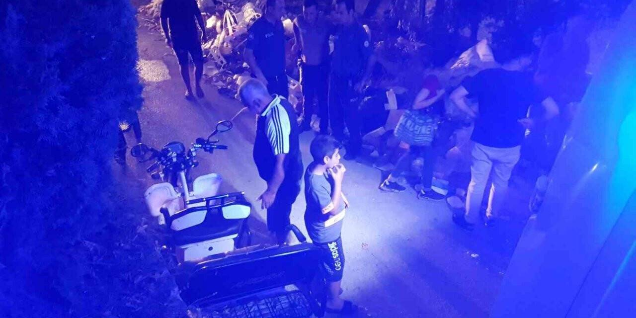 Aynı bölgede iki farklı elektrikli bisiklet kazası: 1’i çocuk 4 yaralı