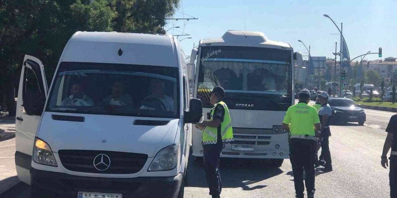 Malatya’da toplu taşımada denetim