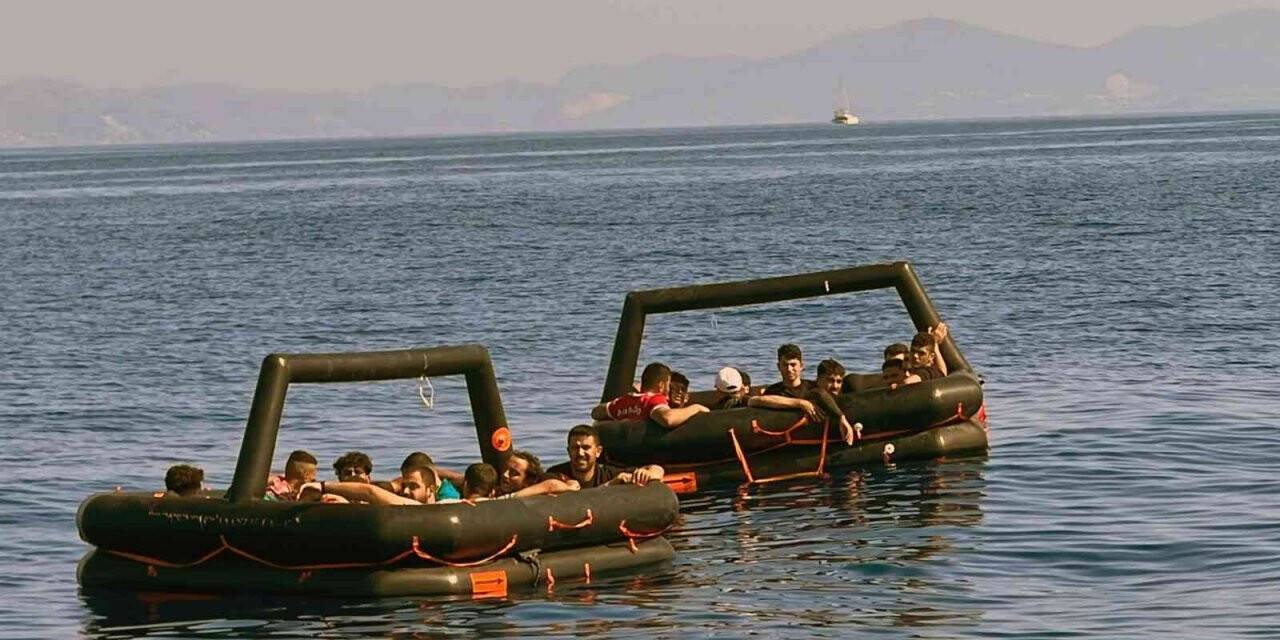 Marmaris ve Datça’da 101 göçmen kurtarıldı
