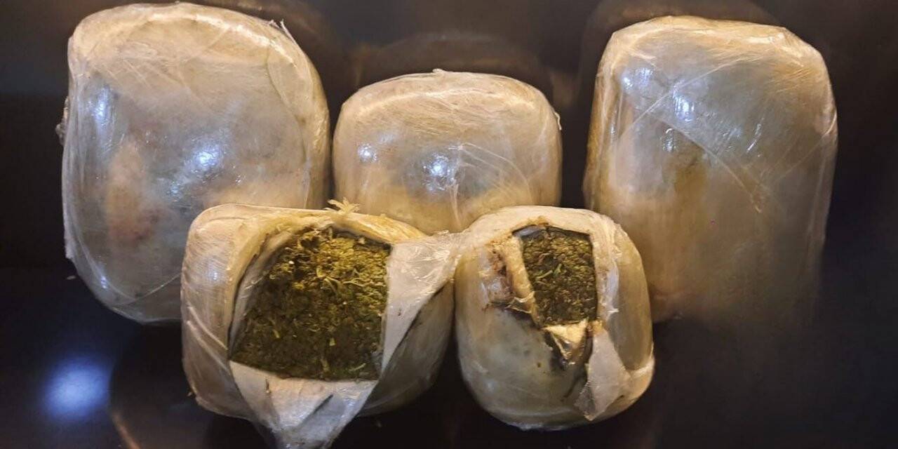 Bismil’de narkotik uygulamasında 5.5 kilogram esrar yakalandı
