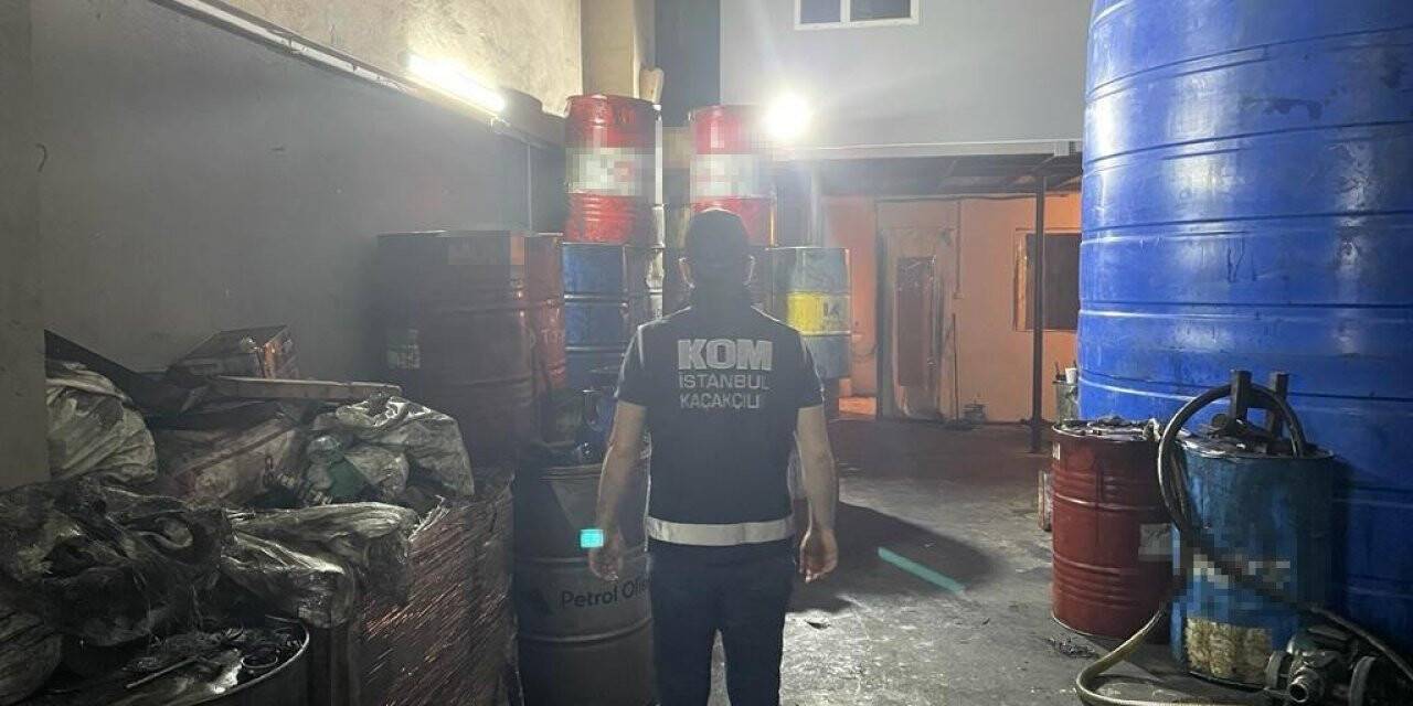 İstanbul’da kaçak akaryakıt operasyonu: 88 bin 500 litre ele geçirildi