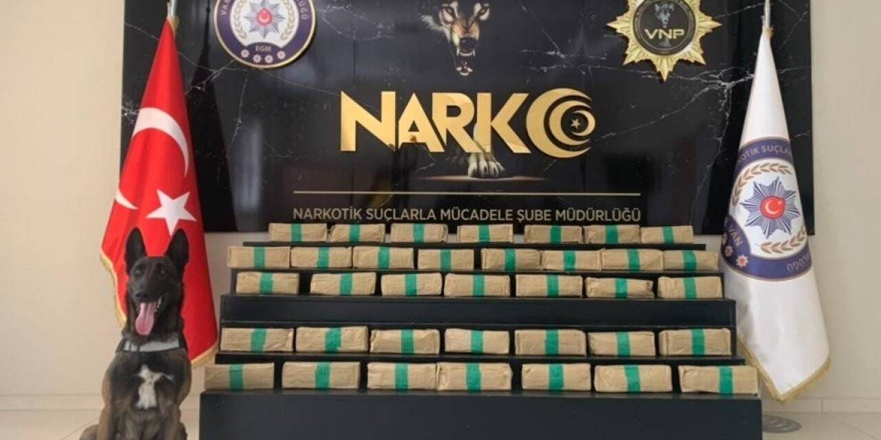 Zeus’un katıldığı operasyonda 20 kilo 500 gram metamfetamin ele geçirildi