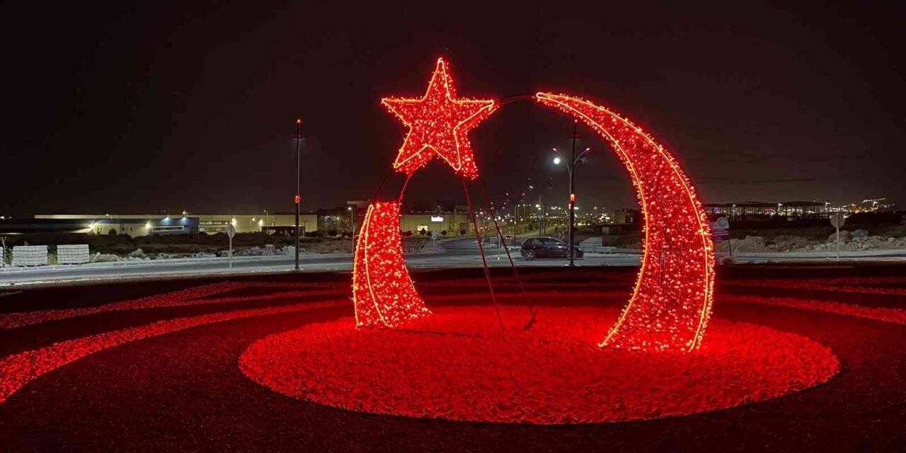 Akgedik Kavşağı’nda kurakçıl peyzaj