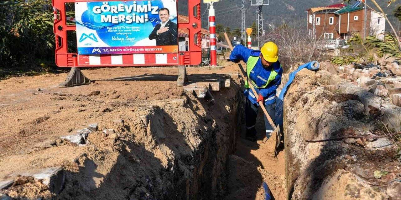 MESKİ, Toroslar ilçesinde içme suyu çalışmalarını sürdürüyor