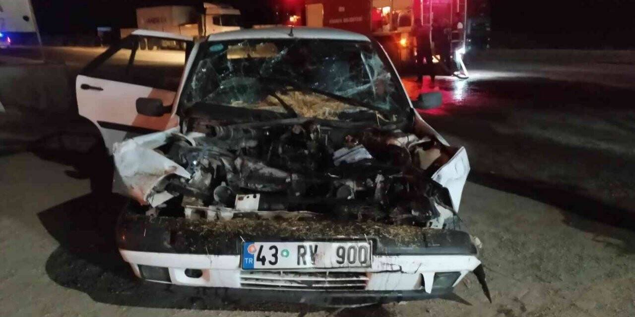 Hisarcık’ta trafik kazası: 2 yaralı