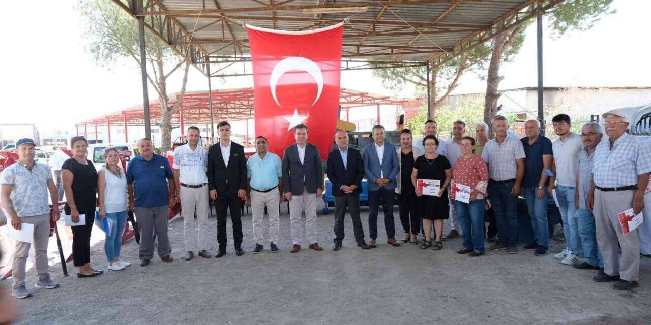 Çiftçilere 1 milyon 300 bin TL makine ve ekipman desteği