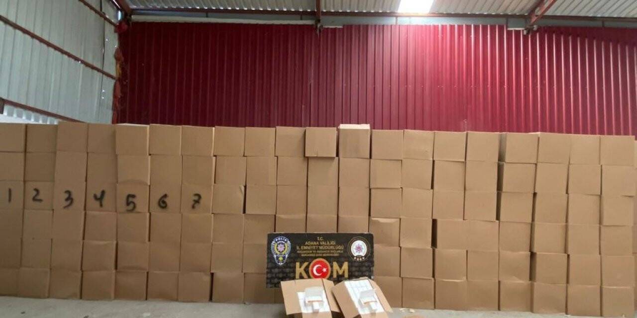 Bakan Soylu, 39 milyon boş makaron ele geçiren Adana polisini tebrik etti