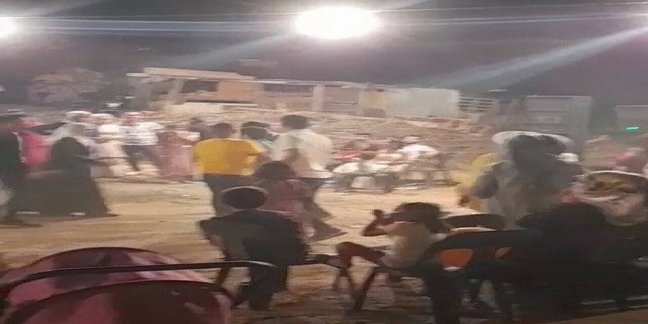 Düğünde çıkan kavgada yumruk ve tekmeler havada uçuştu