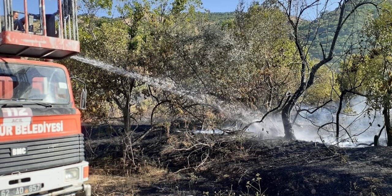 Tunceli’de örtü yangını söndürüldü