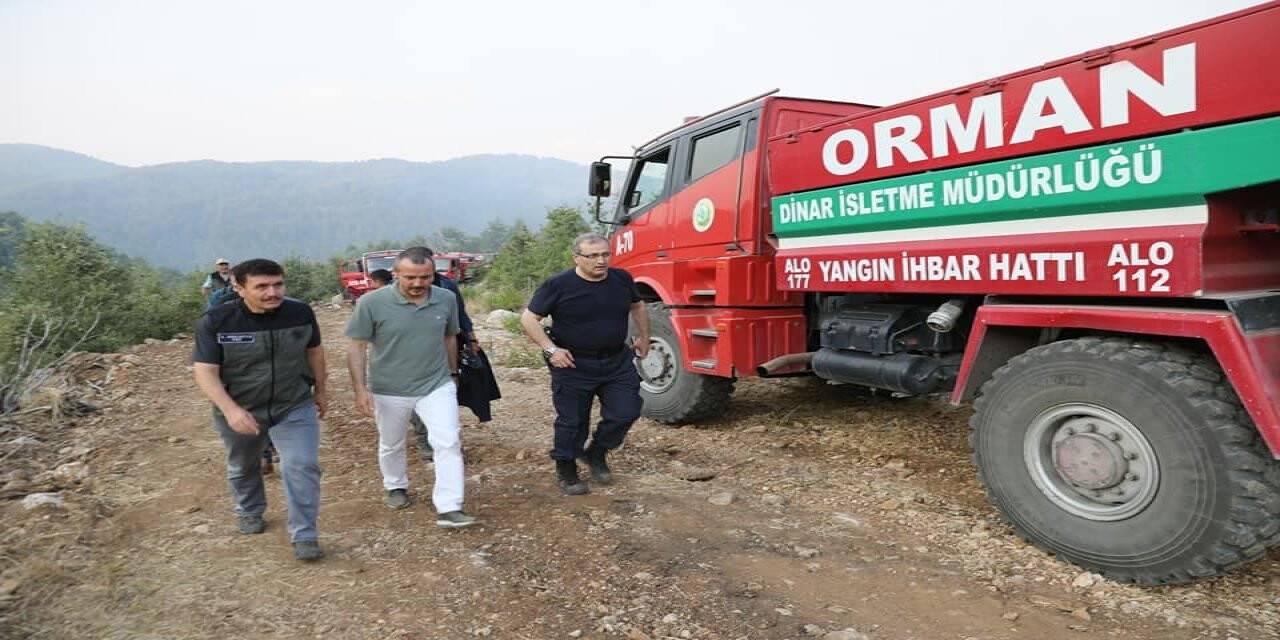 Burdur Valisi Arslantaş: "Bucak yangını kontrol altında"