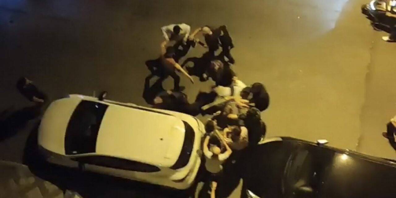 Boks ringlerini aratmayan kavga kamerada