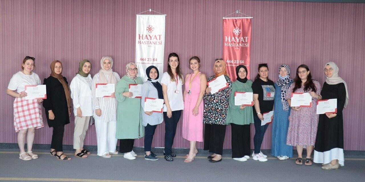 Hayat Hastanesi Gebe Okulu sona erdi