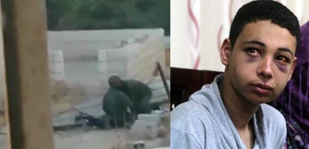 İsrail polisinin Tarık'ı dövme görüntüleri