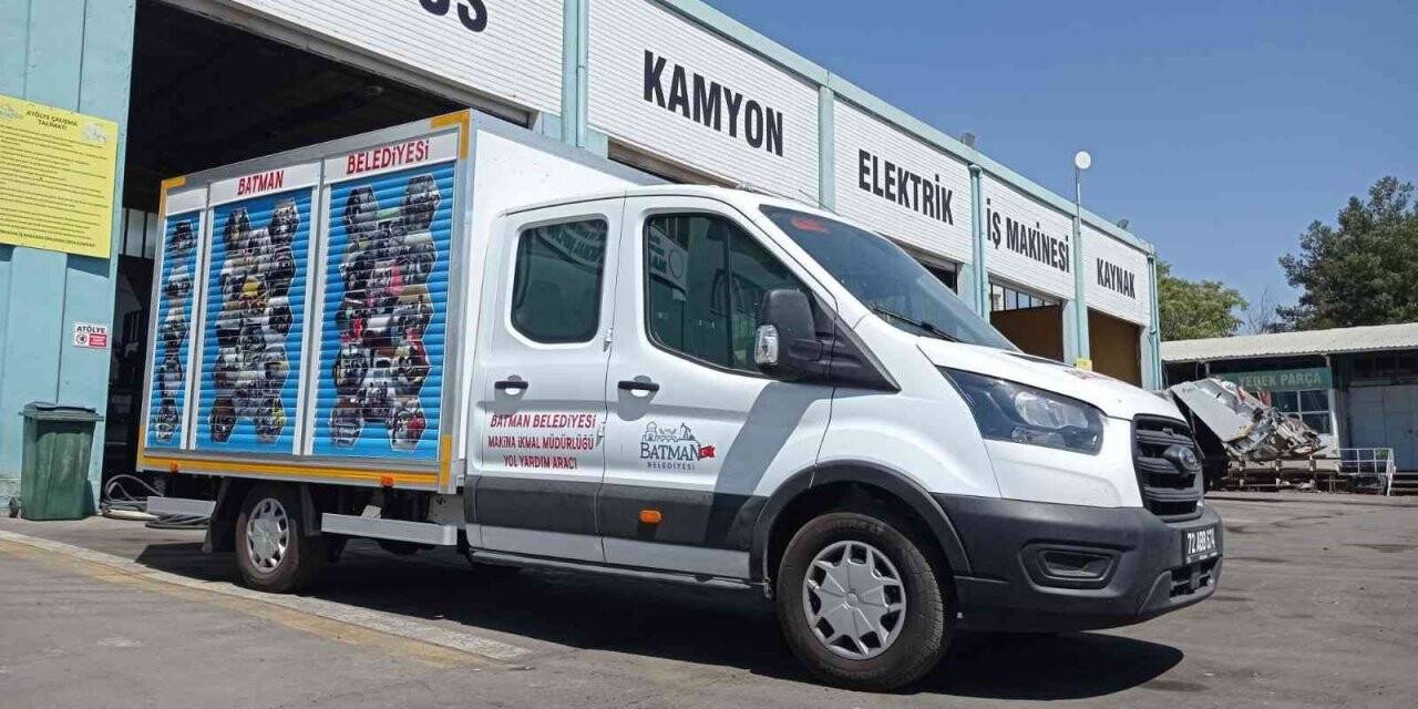Batman Belediyesi seyyar atölye ile araçlarına yerinde müdahale edecek
