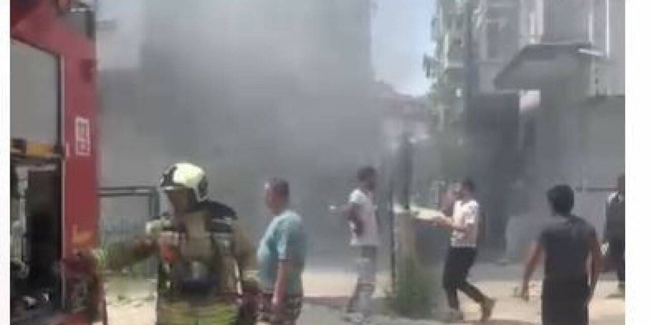 Başkentte apartman yangını: 2 yaralı