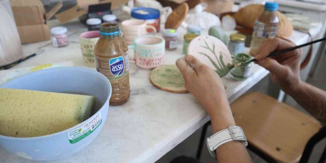 Seramik kursuyla aile bütçesine katkı